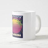 Grande Tasse Affiche de vacances rétro à Venice Floride (Devant droit)