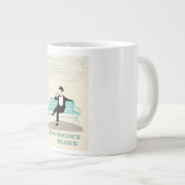 Grande Tasse Affiche de voyage Aix-en-Provence France (Devant droit)