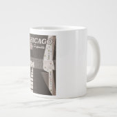 Grande Tasse Affiche de voyage de Chicago City (Devant droit)