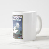 Grande Tasse Affiche de voyage des Carpates (Devant droit)