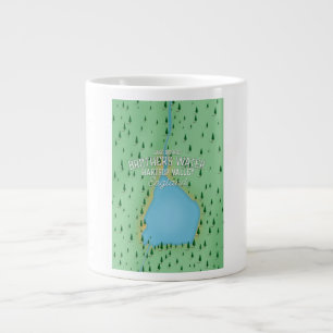 Grande Tasse Affiche de voyage du lac Buttermere, district des 