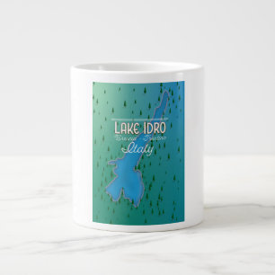 Grande Tasse Affiche de voyage Lac Idro Italie
