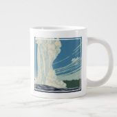Grande Tasse Affiche De Voyage Pour Le Parc National De Yellows (Droite)