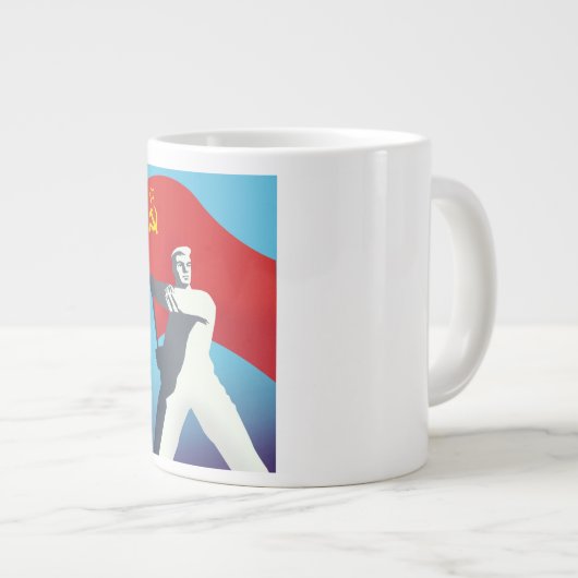 Grande Tasse Affiche de voyage soviétique (Devant droit)