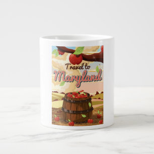 Grande Tasse Affiche de voyage vers le Maryland