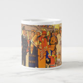 Grande Tasse Affiche Publicitaire vintage Pour Londres Undergro (Devant)
