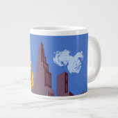Grande Tasse Affiche Vintage voyage pour Allegheny Airlines (Devant droit)