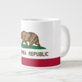 Grande Tasse Afficher vos couleurs - Californie (Devant droit)