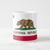 Grande Tasse Afficher vos couleurs - Californie (Devant)