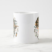 Grande Tasse Africa Map Decorative Tribal Elements Pattern (Devant)