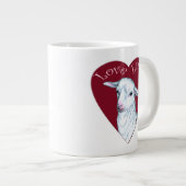 Grande Tasse Agneaux d'amour (Devant droit)