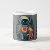Grande Tasse AI & Robot Characters – Futuristic Design Collecti (Devant)