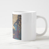 Grande Tasse aigle doré céleste art (Droite)