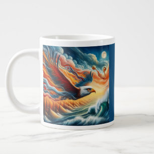Grande Tasse Aigle Majestueux Voler Comme Un Aigle Imaginaire A