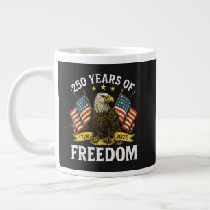 Grande Tasse Aigle royal 250 ans de liberté 1776 2026