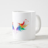 Grande Tasse Ailes fluffy arc-en-ciel (Devant droit)