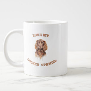 Grande Tasse Aimez Mon Cocker Spaniel