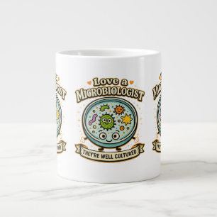 Grande Tasse Aimez un microbiologiste Ils sont bien cultivés. H