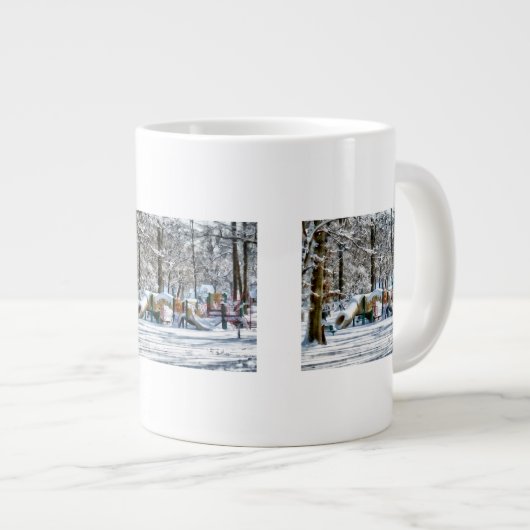 Grande Tasse Aire de jeu hivernale (Devant droit)