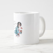 Grande Tasse Ajout d'un bonbon parapluie (Devant droit)