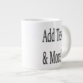 Grande Tasse Ajouter du texte et plus ! Customisez votre propre (Devant droit)