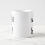 Grande Tasse Ajouter du texte et plus ! Customisez votre propre (Devant)