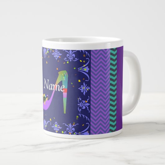 Grande Tasse Ajouter Un Nom À La Mode Haut Talons (Devant droit)