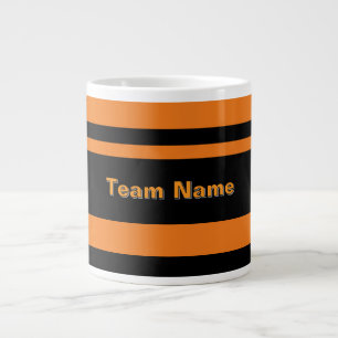 Grande Tasse Ajouter Un Nom D'Équipe Couleurs D'Équipe De Sport