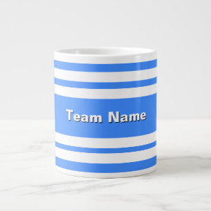 Grande Tasse Ajouter Un Nom D'Équipe Couleurs D'Équipe De Sport