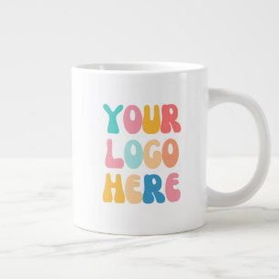 Grande Tasse Ajouter votre entreprise Logo Moderne Minimal Simp