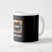 Grande Tasse ajouter votre logo dans un (Devant droit)