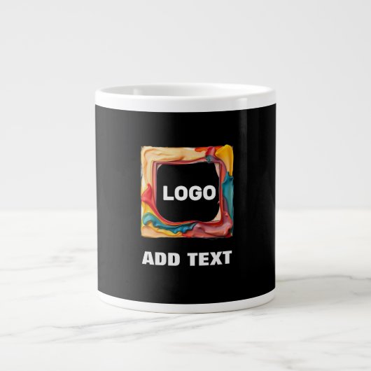 Grande Tasse ajouter votre logo dans un (Devant)