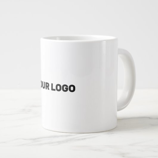 Grande Tasse ajouter votre logo dans un (Devant droit)