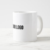 Grande Tasse ajouter votre logo en blanc (Devant droit)
