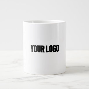 Grande Tasse ajouter votre logo en blanc