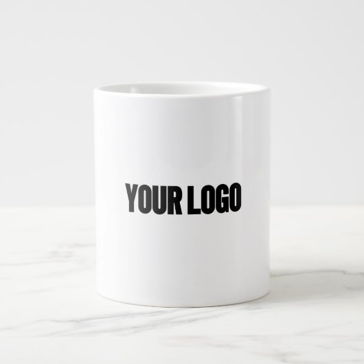 Grande Tasse ajouter votre logo en blanc (Devant)