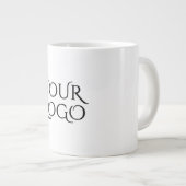 Grande Tasse ajouter votre logo en blanc (Devant droit)