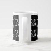 Grande Tasse Ajouter votre logo Répéter Motif Modèle modifiable (Dos)