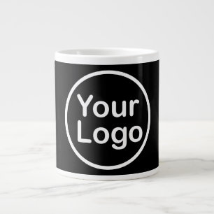 Grande Tasse Ajouter votre propre logo Arrière - plan noir