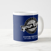 Grande Tasse Ajoutez votre logo Professionnel Moderne Minimal (Devant droit)