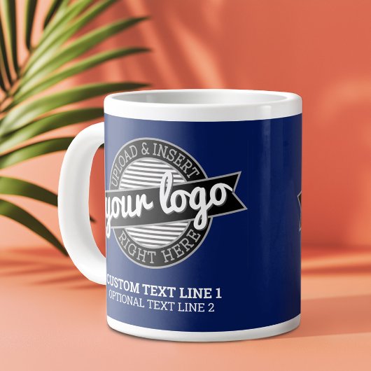 Grande Tasse Ajoutez votre logo Professionnel Moderne Minimal