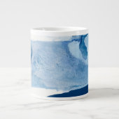 Grande Tasse Ajoutez votre nom | Blue Amore II (Devant)