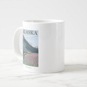 Grande Tasse Alaska Railroad and Fireweed Vintage voyage