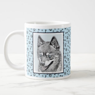 Grande Tasse Alaskan Klee Kai Peinture - Cute Original Chien Ar