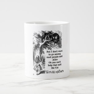 Grande Tasse Alice au pays des merveilles; Cheshire Cat avec Al