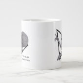 Grande Tasse Alien gris, la vérité est là (Devant)