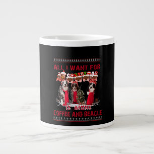 Grande Tasse All I Want Beagle And Coffee