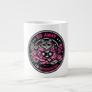 Grande Tasse Allez-vous-en, je suis un chat mignon en train de