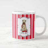 Grande Tasse Allons-y ! Marche à pied à Terrier Chien (1b2) (Droite)