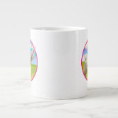 Grande Tasse Alpaca Unicorne sous ciel ouvert (Devant)